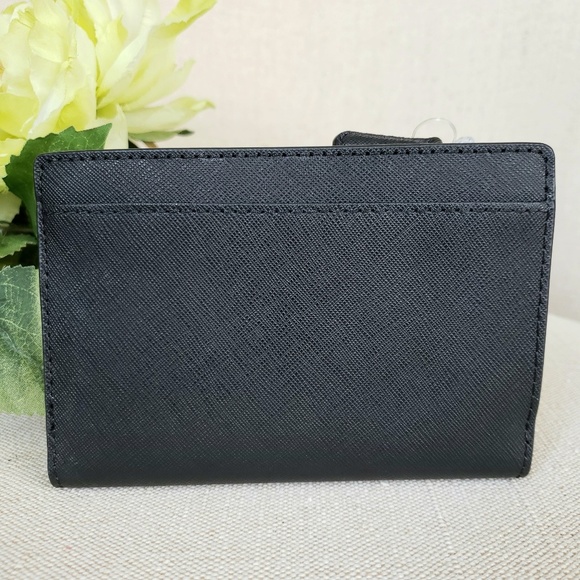 NWT Michael Kors Card Case Carryall Wallet Black - Picture 3 of 8